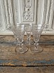 Karstens Antik presents: Set of 4 French "Anglaise" crystal wine glasses with cuts