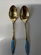 Antik Huset presents: Frigast Sterling Silver/Enamel Moccasin Gold PlatedLength 9.4 cm.