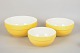 L'Art presents: Aluminia, set of three bowls.