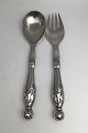 Danam Antik presents: Georg Jensen Silver Ornamental Salad Servers No. 159