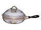 Antik K presents: Flora DanicaRound lidded bowl with wooden handle