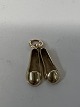 Antik Huset presents: A pair of shoe pendants / charms in 14 carat gold.Height: 1.8 cm.