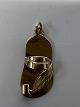Antik Huset presents: Sandal, shoe Pendants / Charms in 14 carat gold.Height: 2.5 cm.