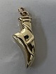 Antik Huset presents: Ballet shoe Pendants / Charms in 14 carat gold.Height: 2.4 cm.