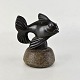 Just Andersen figurfisk på sten7 cm