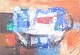 L'Art presents: Scandinavian artist, oil on canvas, 1960s.