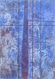 L'Art presents: Pia Schutzmann, abstract composition, listed Danish visual artist.