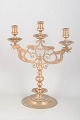 L'Art presents: Danish three-arm bell metal candlestick.