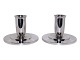 Antik K presents: Georg Jensen sterling silverPair of candle light holder by Harald Nielsen