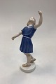 Danam Antik presents: Bing and Grondahl figurine No. 2273 - There it flew, Girl looking up