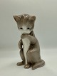 Bing og Grøndahl Figur - Stående og vaskende Kat