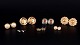 L'Art presents: Set of Seven Pairs of Vintage Ear Clips / Earrings. Bijouterie. 20th Century.