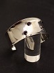 N E Fron sterling silver bangle with amethyst