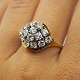 Diamantring i 18 kt. guld og hvidguld, i alt 1,36 ct.