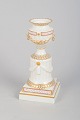 L'Art presents: Royal Copenhagen, Flora Danica candlestick.