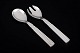 L'Art presents: Georg Jensen Bernadotte, salad serving set.