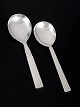 L'Art presents: Georg Jensen Bernadotte, set of two serving spoons.