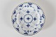 Stari Antik presents: Royal CopenhagenBlue fluted Full LaceAntique flat plate with gold rim 1085