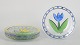 L'Art presents: Ulrica Hydman Vallien for Kosta Boda, set of six plates.