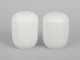 L'Art presents: Axel Salto for Royal Copenhagen, set of two salt and pepper shakers.