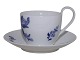 Antik K presents: Blue Flower BraidedCup with high handle