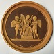 Reutemann Antik presents: Bertel Thorvaldsen for P. Ipsen: Plaque with the motif "Angels Playing Music"