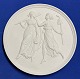 Reutemann Antik presents: Thorvaldsen plaque from Bing & Grøndahl: “The Muses of Tragedy and Comedy”