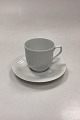 Bing og Grøndahl Ballerina Hvid Kaffekop og Underkop No. ...