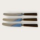 Paris6 knive med brune skaftersamlet 150kr