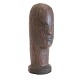 Aabenraa Antikvitetshandel præsenterer: Stort Otto P-hoved. Otto Pedersen, 1902-95, skulptur i træ signeret ...