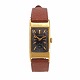 Aabenraa Antikvitetshandel præsenterer: Patek Philippe Tegolino armbåndsur i 18kt guld udført i 1940erne. Skive ...