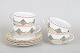 L'Art presents: Royal Copenhagen Christmas Joy, set of four tea cups with saucers.