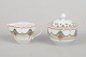 L'Art presents: Royal Copenhagen Christmas Joy, sugar bowl and creamer.