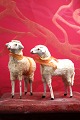 K&Co. presents: Old matchstick sheep / Putz sheep with fine patina...