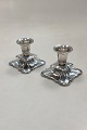 Danam Antik presents: Pair of Silver Plated Candlesticks