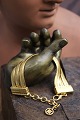 Vintage Givenchy armbånd i guldfarvet metal fra 80érne...