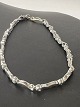 Antik Huset presents: Bracelet in 14 carat white gold with inlaid diamonds.Length 17.5 cm.