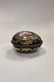 Danam Antik presents: Egg-shaped Jewelry Box / Bonbonnière in the French Sèvres style