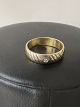 Vintage Ring med Diamant 14 kt rød / hvidguld. ...