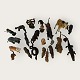 Moster Olga - Antik og Design presents: LineolGermanyZoo animals*2,100 DKK for the lot