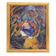 Aabenraa Antikvitetshandel presents: Jais Nielsen painting. Jais Nielsen, 1885-1961, oil on canvas. "Julenat" ...