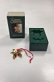 Danam Antik presents: Georg Jensen Golden Christmas Holiday Ornament - Poinsettia 2001