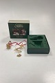 Danam Antik presents: Georg Jensen Golden Christmas Holiday Ornament - Christmas Joy and Shooting Star 2002