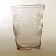 Aabenraa Antikvitetshandel presents: Oil lamp glas engraved with name and landscapes depicting lion hunt circa ...
