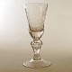 Aabenraa Antikvitetshandel presents: Large glass goblet with the coats of arms of the families Holck & von ...