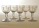 Aabenraa Antikvitetshandel presents: Set of five gilt glasses. Gjøvig, Norway, circa 1810-20. H: 10,5cm