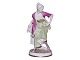Antik K presents: Bing & Grondahl overglaze figurineLady with shoes in her hand