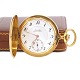 Aabenraa Antikvitetshandel presents: 18kt gold Audemars Freres pocket watch with the coat of arms of the baron ...