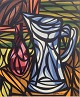L'Art presents: Scandinavian School, abstract composition, oil on board.