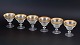 L'Art presents: Theresienthal, set of six champagne coupes.